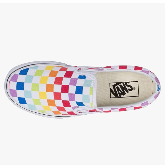 Vans Classic Checkerboard Slip-on Shoe Size 7 women’s/mens size 5.5 NWOB - Picture 3 of 6